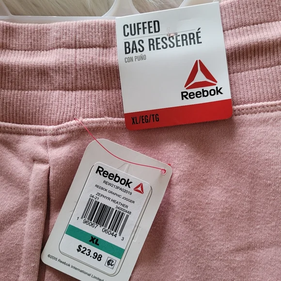 Only1 LEFT! NWT Reebok Pink Sweats - Picture 8 of 16